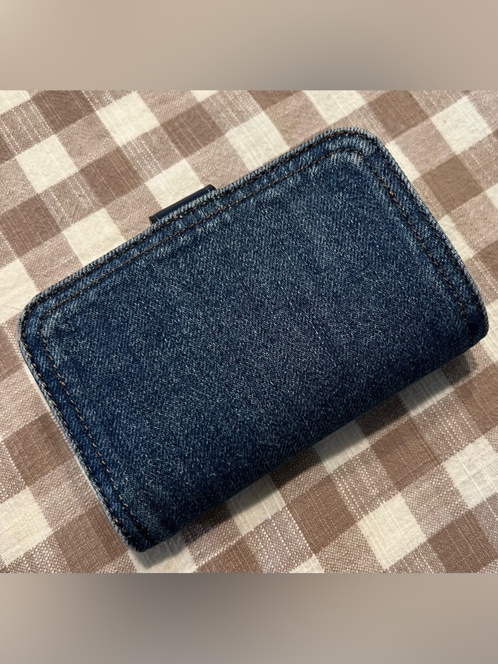 Authentic Coach Tabby Denim Snap Wallet New With Tags Never Used - Picture 2 of 8